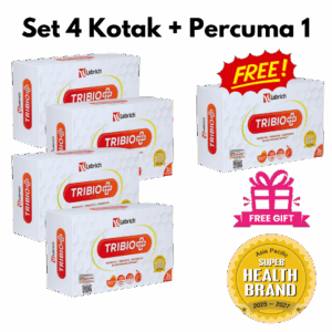 Set 4 Kotak + Percuma 1 + Freegift
